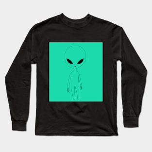 Extraterrestrial Creature Outer Space Long Sleeve T-Shirt